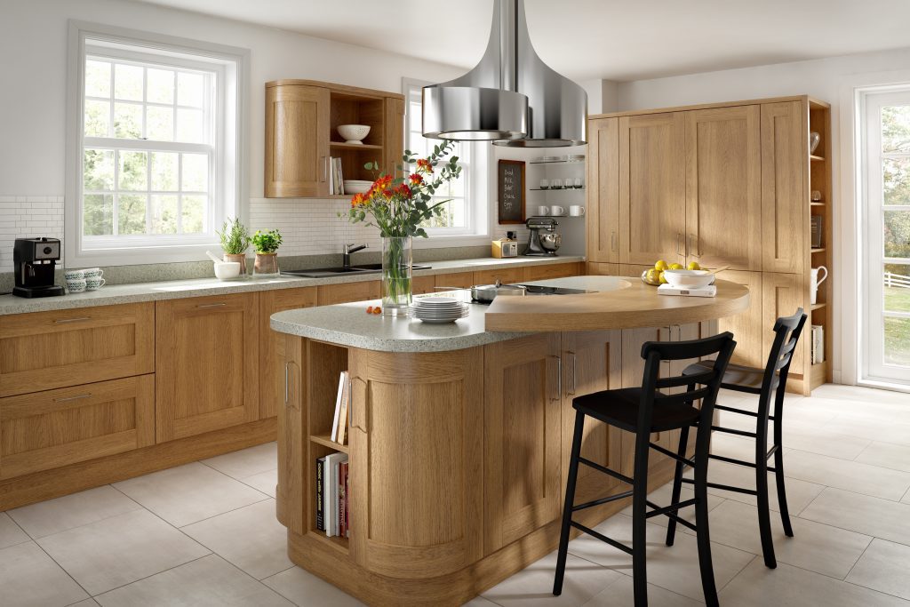 Lissa Oak Wood Shaker | Net Kitchens, Walthamstow