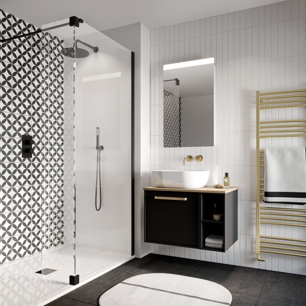 Crosswater P 36 Infinity Black 04 2 Hr 1 | Total Bathrooms, Bath