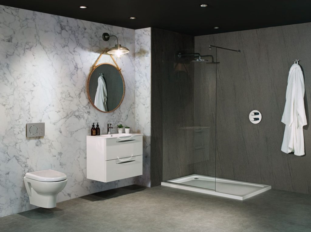 Turin Marble Natural Grey Stone | Total Bathrooms, Bath