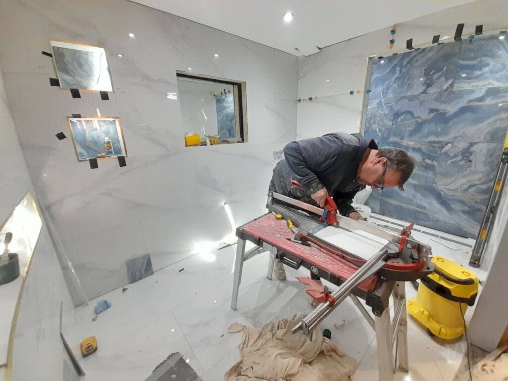 Cutting Tiles 1024X768 1 | Total Bathrooms, Bath