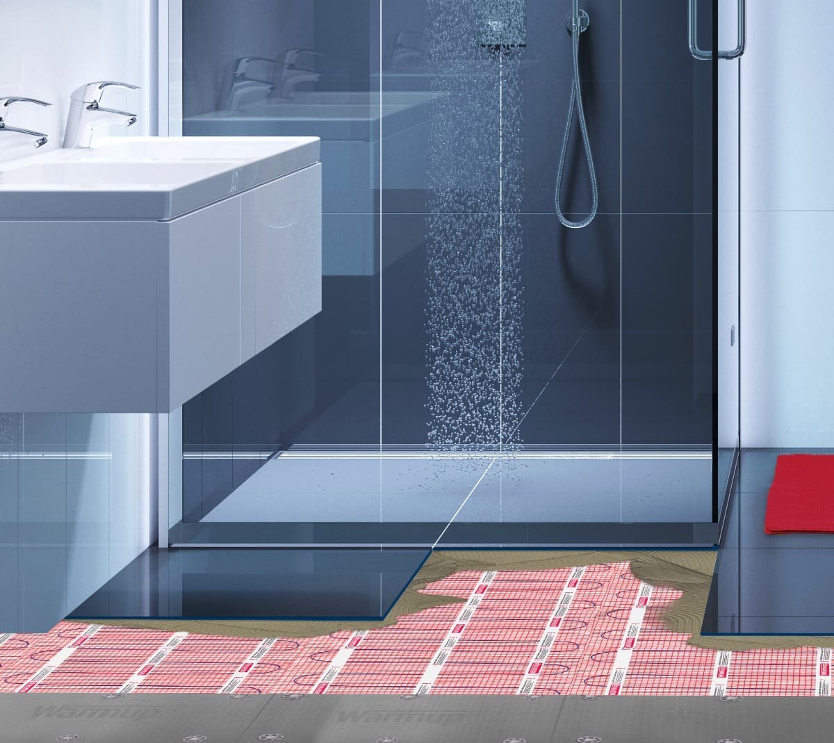 Shower Tray Underfloor Heating | Total Bathrooms, Bath