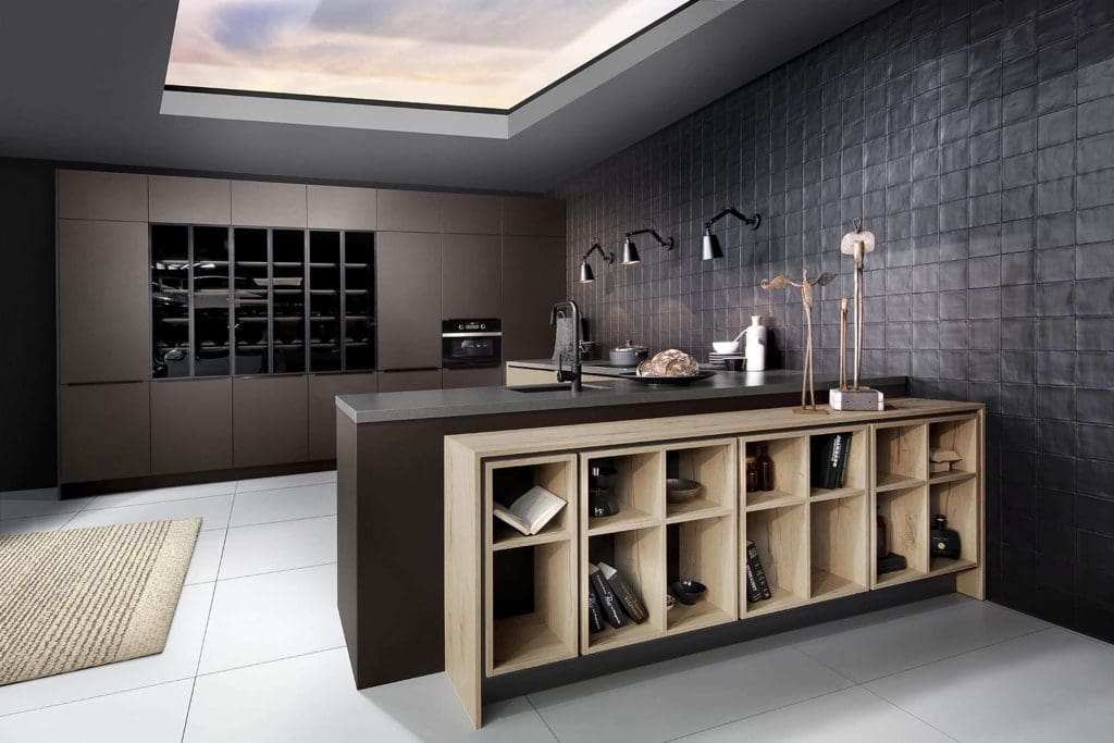 Rotpunkt Dark Matt U Shaped Kitchen 1 | Swans Of Gravesend, Kent