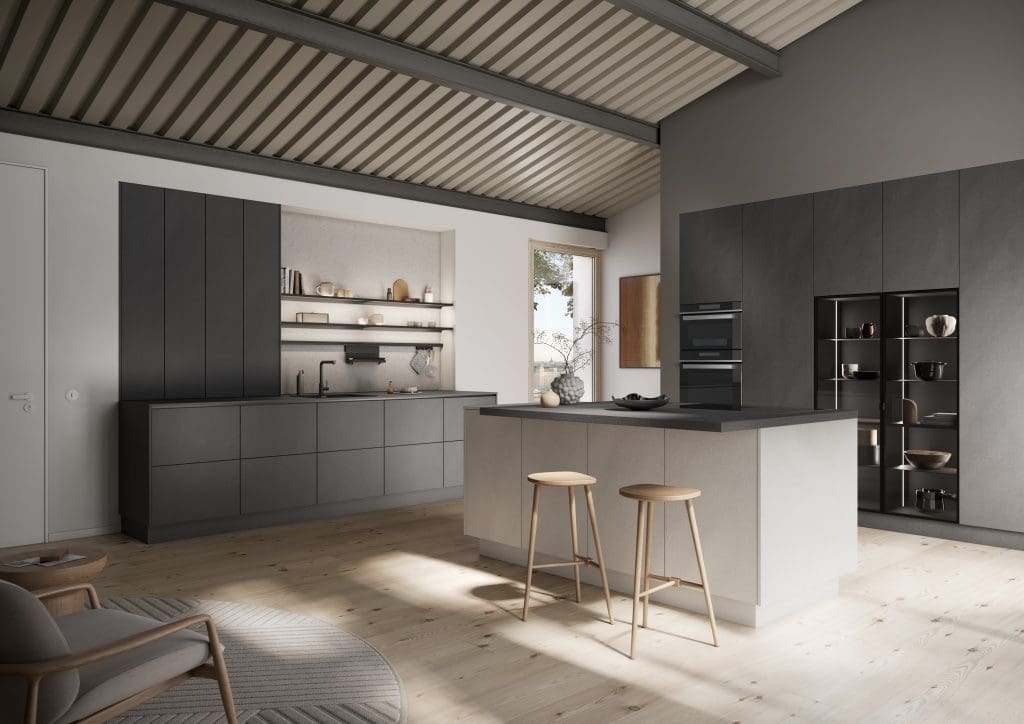 Cement Av2010 Gl Zement Hell Zement Dunkel Online M2 2 | Culina Kitchens, Wimbledon