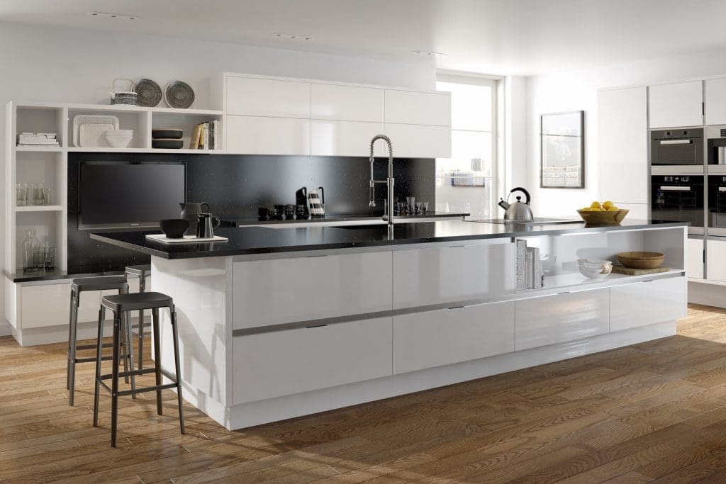Inset Metrica Gloss White Main | Culina, Merton Park