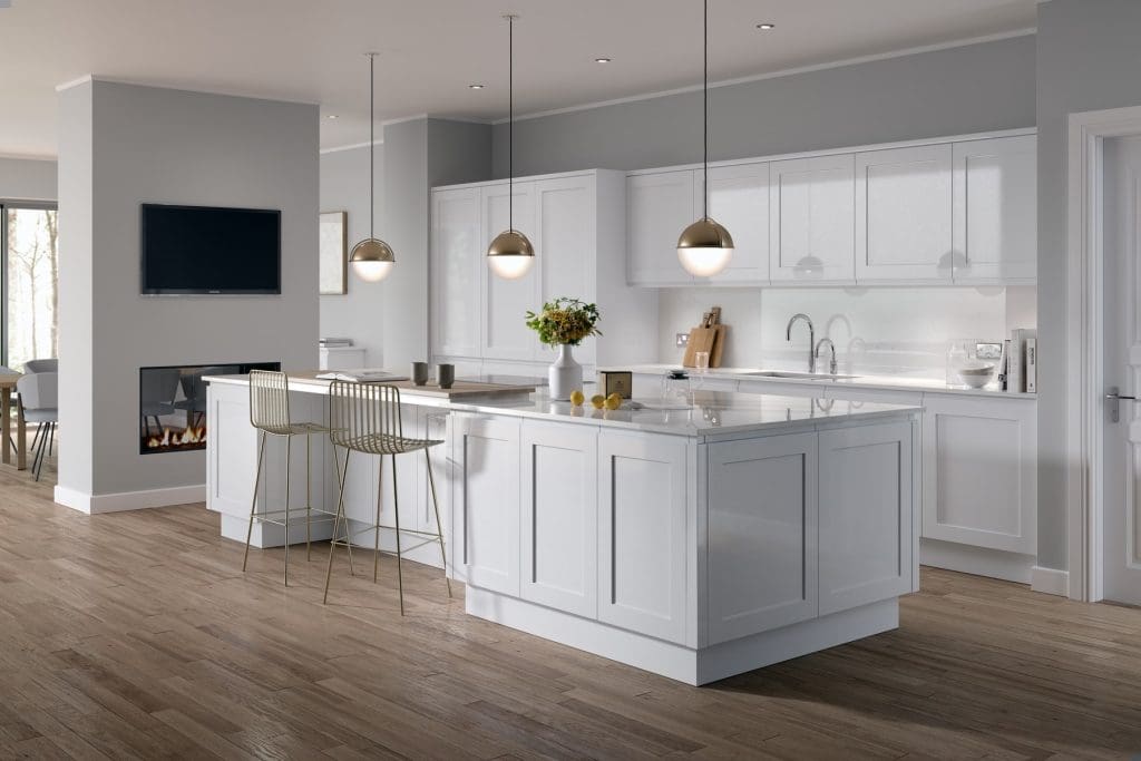 Integral Gloss White Shaker | Culina, Merton Park
