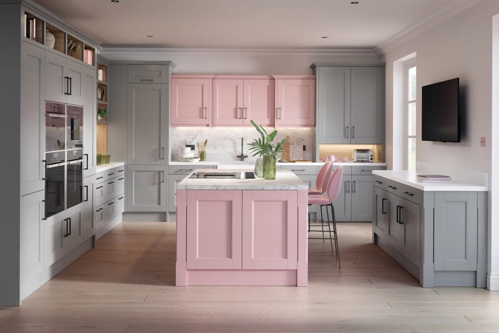Minster Painted Blush Slate | Culina, Merton Park