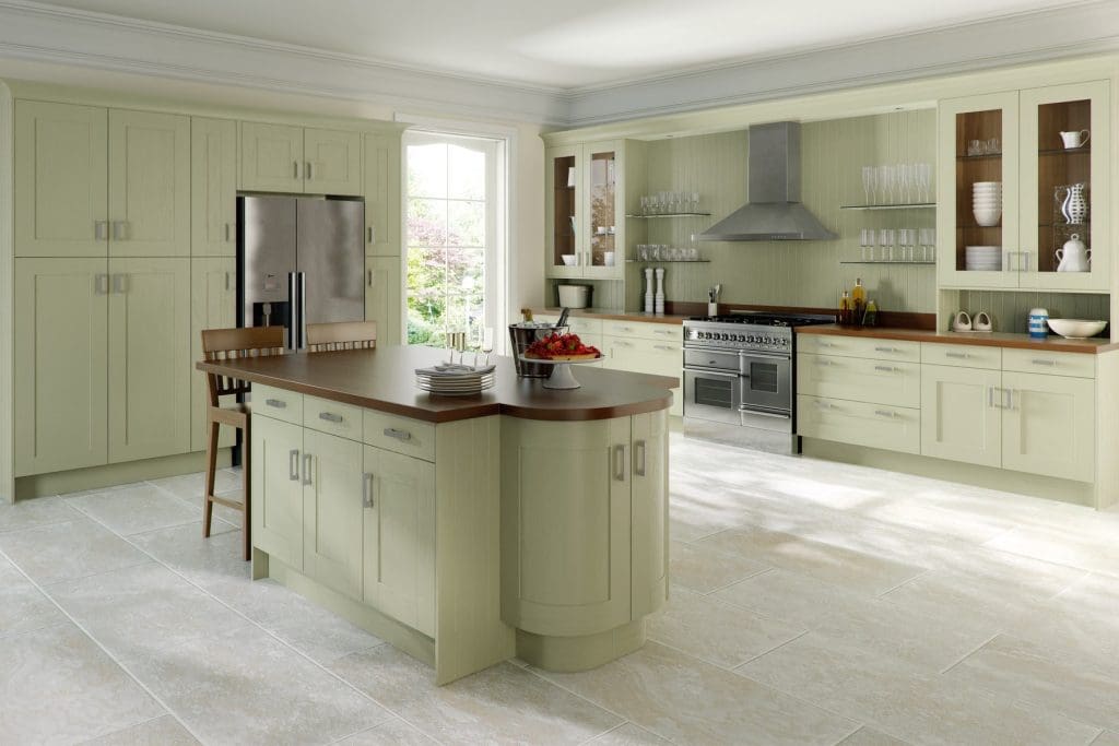 Painted Green Timber Shaker | Culina, Merton Park