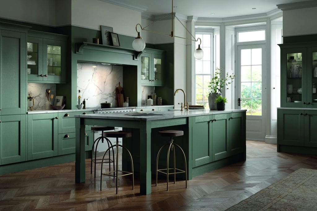 Pic 1 Manor House Botanical Green 1 | Culina Kitchens, Wimbledon