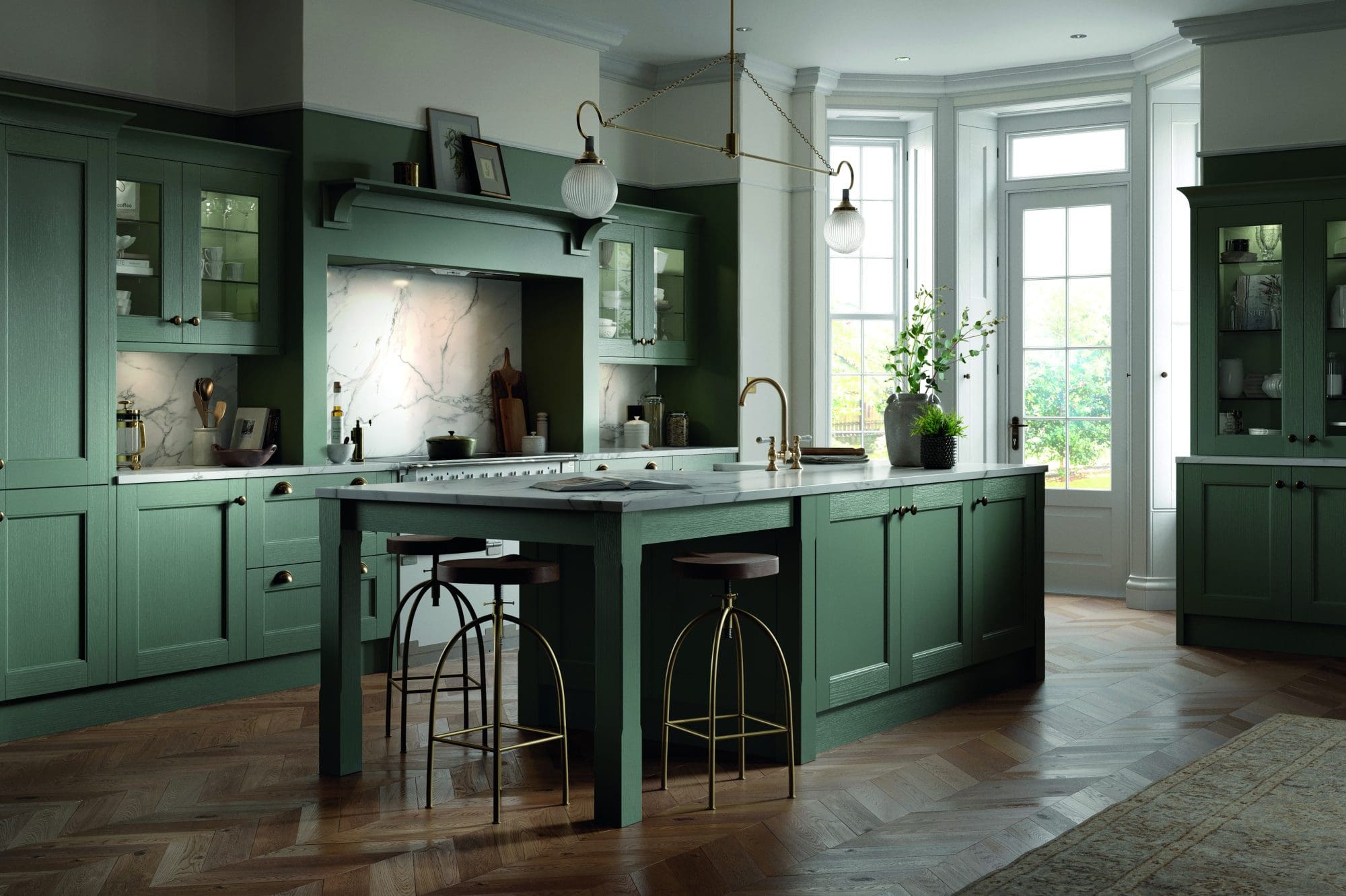 Pic 1 Manor House Botanical Green | Culina Kitchens, Wimbledon