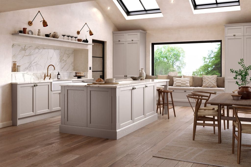 Pic 3 Serenity Painted Pebble | Culina Kitchens, Wimbledon