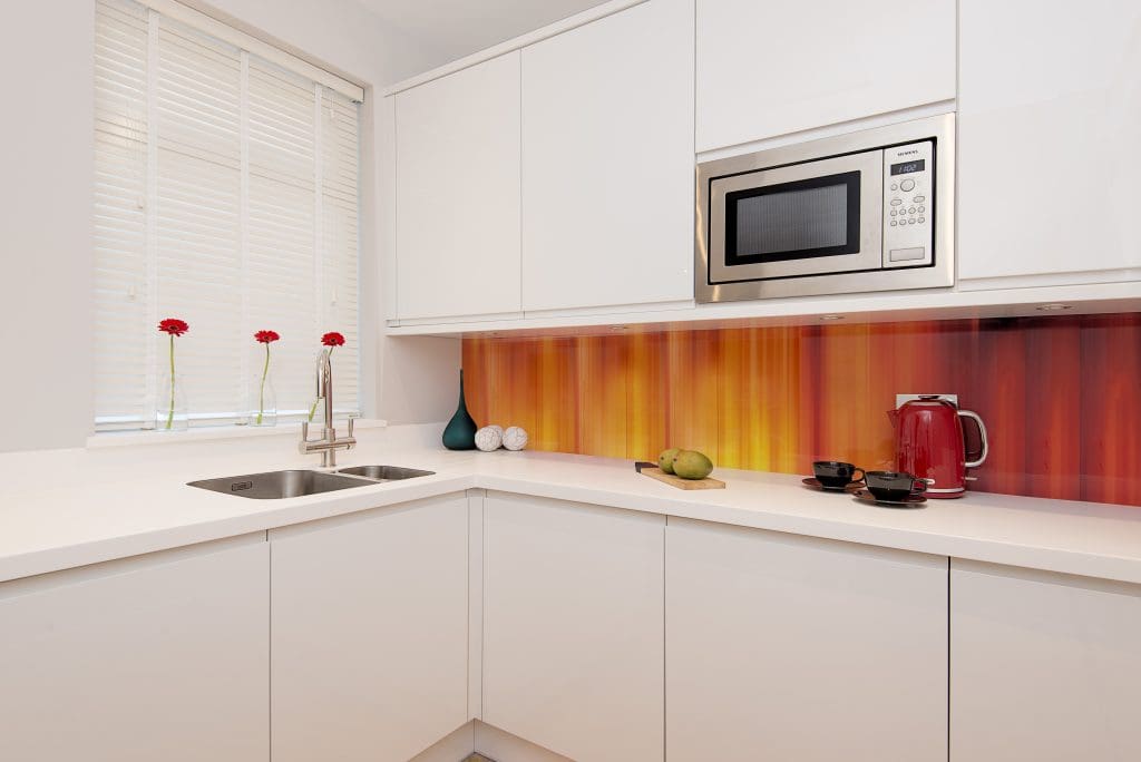 Printed Glass Splashback | Culina Kitchens, Wimbledon