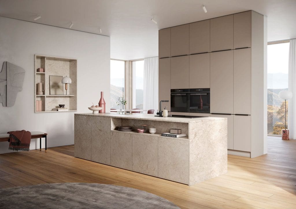 Stone Effect Av3050 Granit Beige Av6000 Umbra Natur Online M2 | Culina Kitchens, Wimbledon