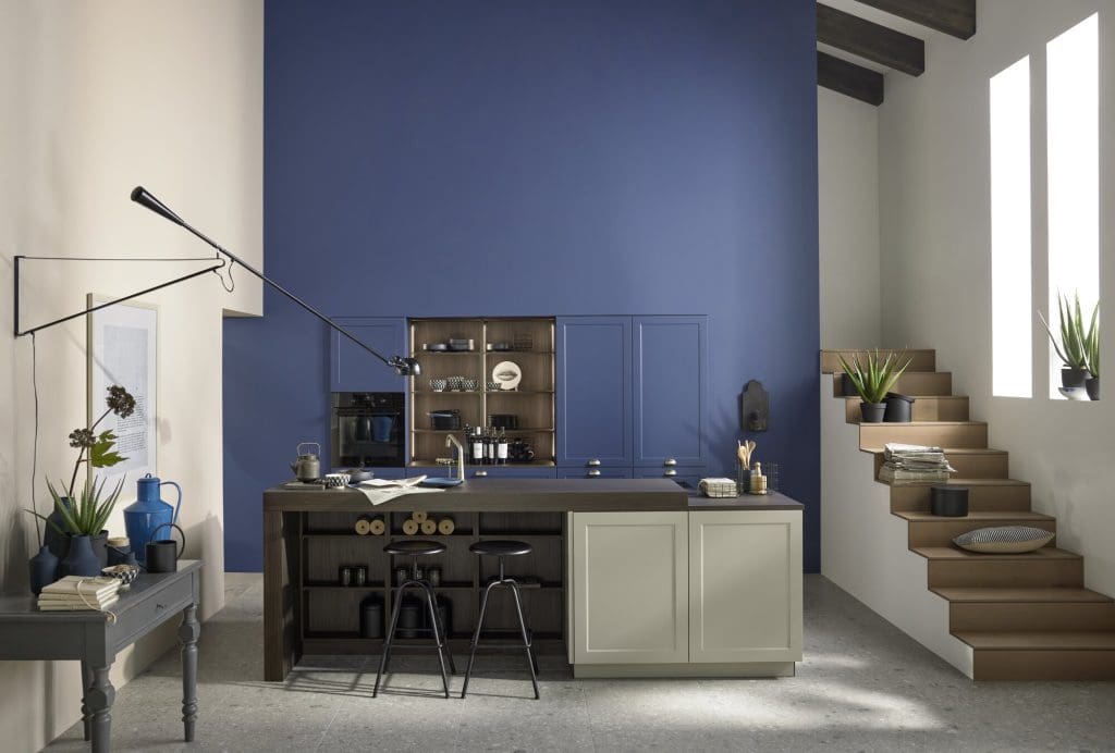 RAVENNA LACK – Greige / Blaubeere Softmatt