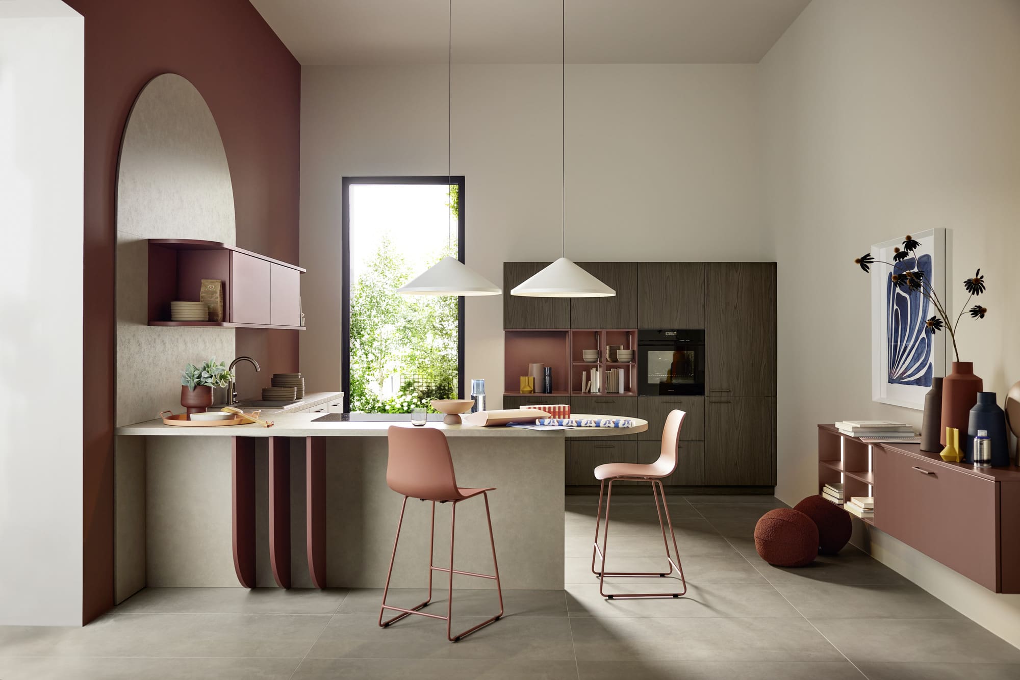 NK33208 SOFT LACK Hennarot Softmatt LEAF Noce Marone