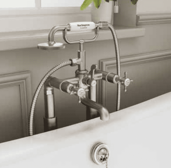Brushed Nickel Bath Shower Mixer | Eden Kitchens and Bathrooms, Northamptonshire