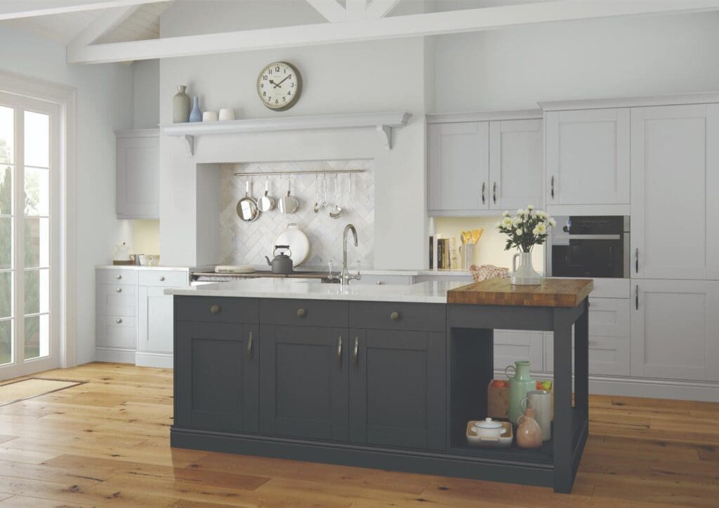 Clarkwell Graphite Light Grey | Eden Kitchens and Bathrooms, Northamptonshire