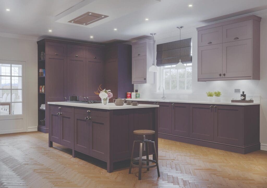 Georgian Damson Lavender | Eden Kitchens and Bathrooms, Northamptonshire
