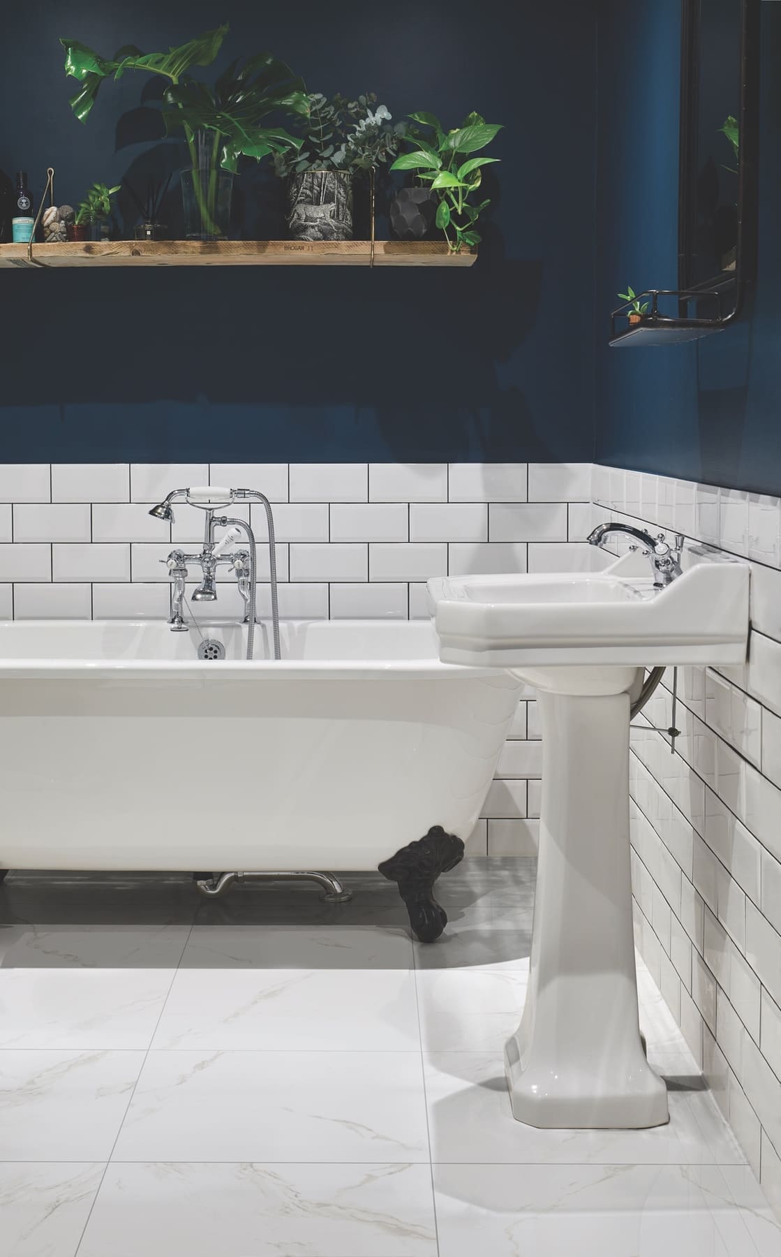 Manhattan Porcelain Gloss Carrara | Eden Kitchens and Bathrooms, Northamptonshire