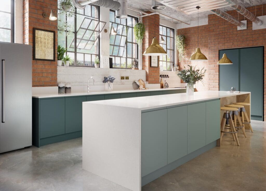 Profile Matt Meadow Pale Teal | Eden Kitchens and Bathrooms, Northamptonshire