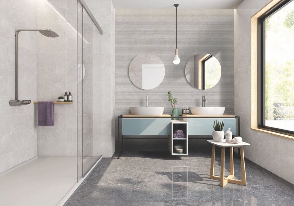 Riverside Wall Ceramic Satin | Eden Kitchens and Bathrooms, Northamptonshire
