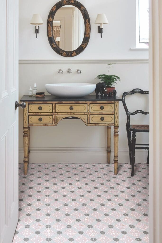 Venice Porcelain Rose Crisscross | Eden Kitchens and Bathrooms, Northamptonshire