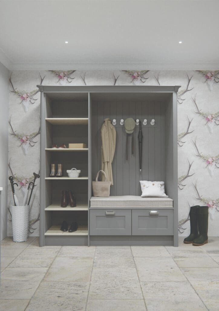 Washington Dust Grey Boot Room | Eden Kitchens and Bathrooms, Northamptonshire