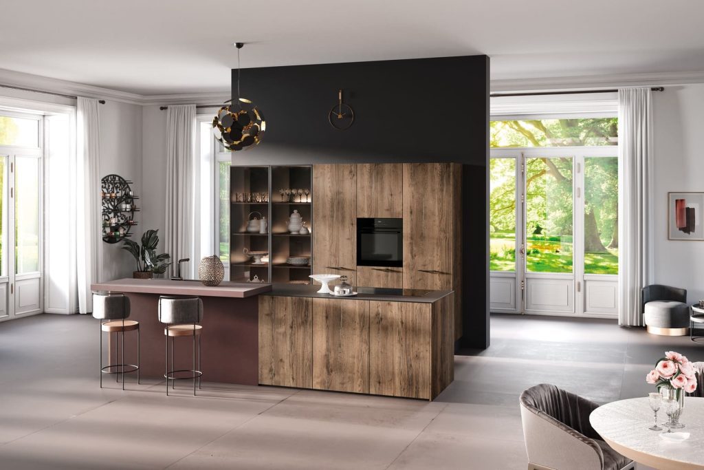 Rotpunkt Wood Kitchen With Island 1 | Eat Soak Sleep, Rugby