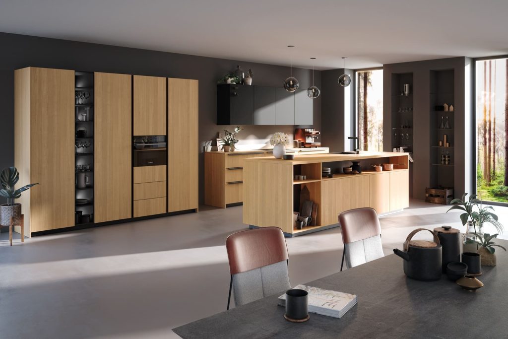 Rotpunkt Wood Open Plan Kitchen 3 | Eat Soak Sleep, Rugby