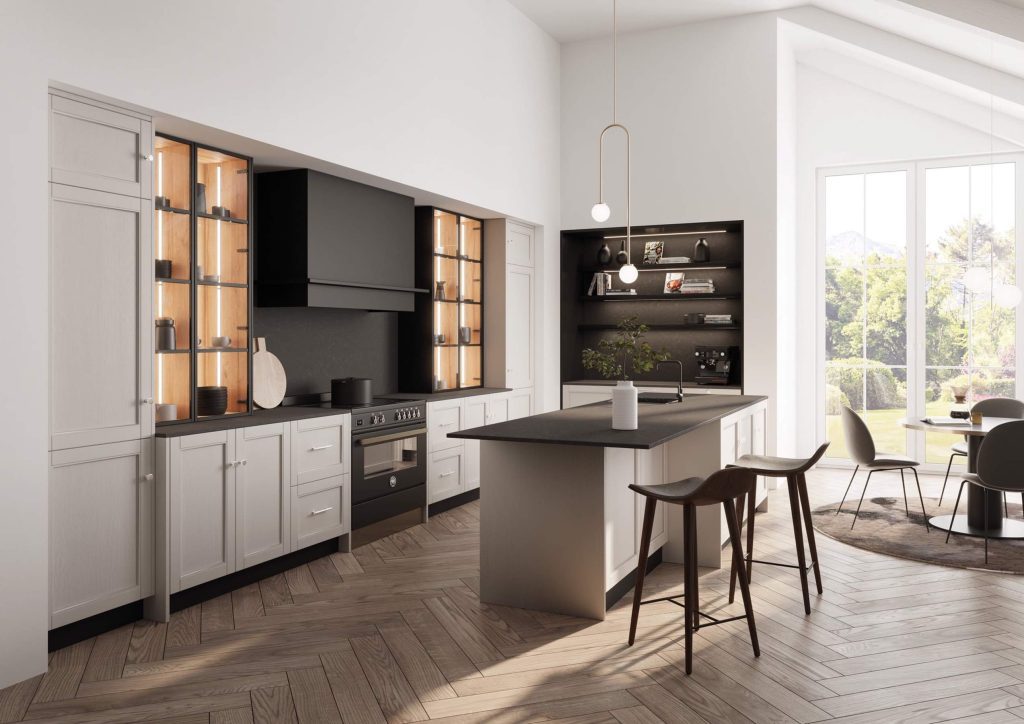 Rotpunkt Beach Grey Shaker Style Kitchen | Eat Soak Sleep, Rugby