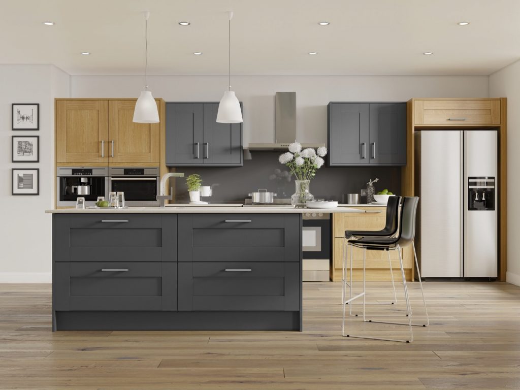 Symphony Oakham Austin Anthracite Kitchen | Jigzaw Interiors, Stockwell