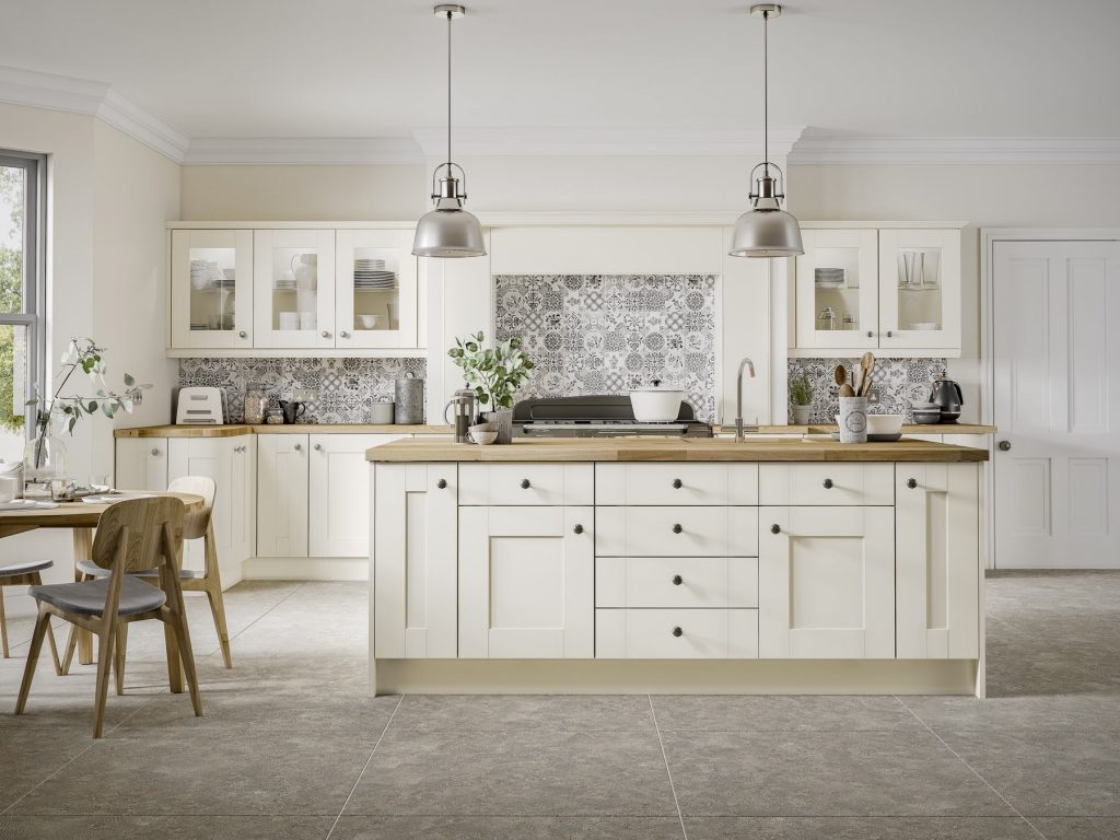 Symphony Rockfort Ivory Kitchen | Jigzaw Interiors, Stockwell