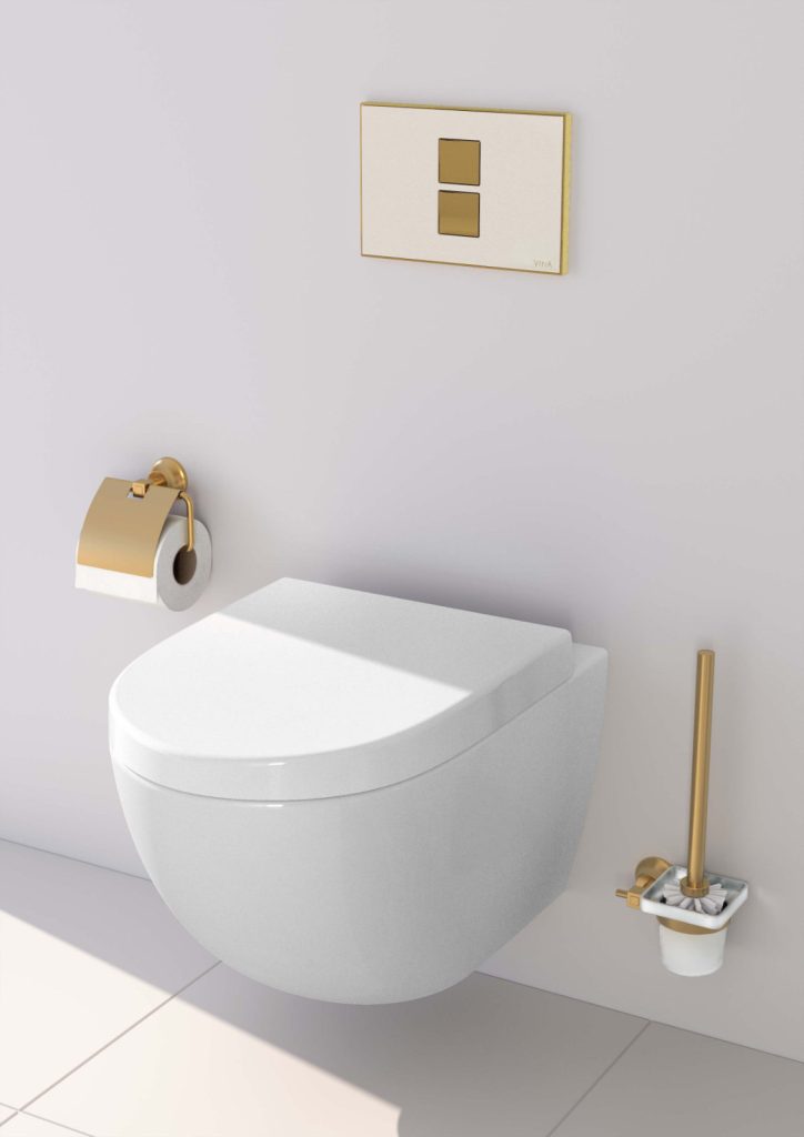 Vitra Modern Wall Hung Toilet | Jigzaw Interiors, Stockwell