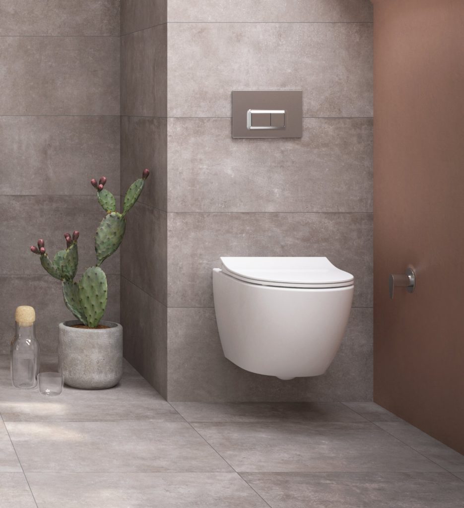 Vitra Wall Hung Toilet | Jigzaw Interiors, Stockwell