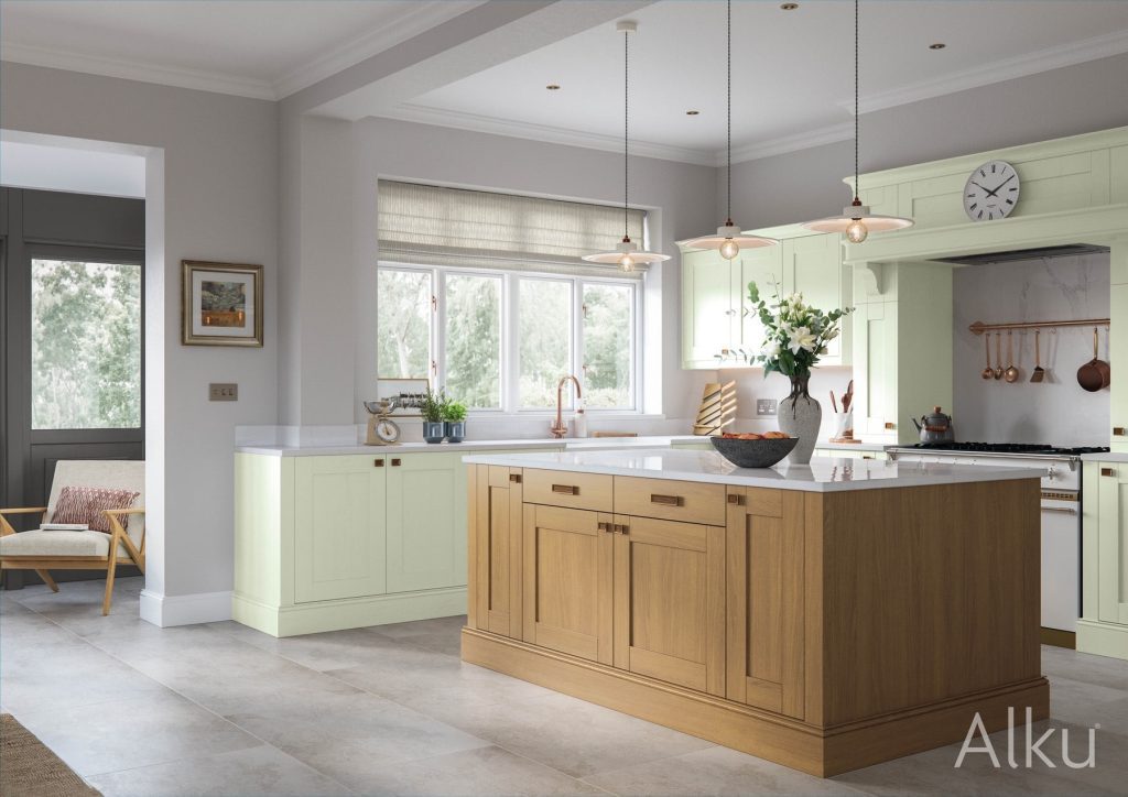 Alku Wooden Kitchen Island | Rowe Fitted Interiors, Hoylake