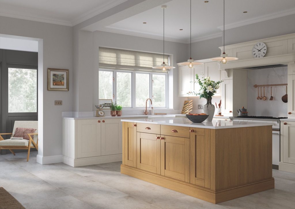 Madison Light Oak And Ivory Cameo 1 Cmyk 1 1 | Jaystone Kitchens, Oldham