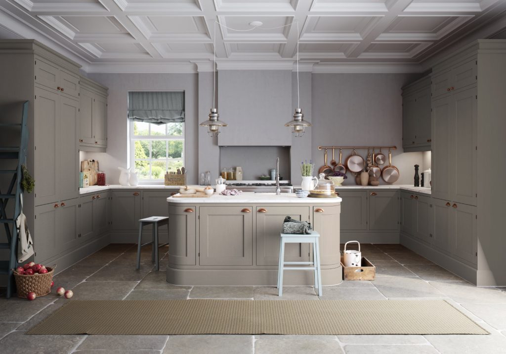 Manor Interiors Grey Shaker U Shaped Kitchen 2 | Jaystone Kitchens, Oldham