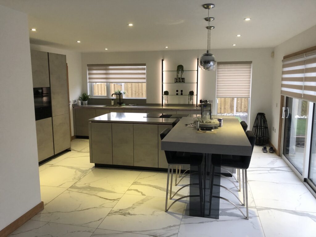 Matt Grey Handless Kitchen0 | Classique Kitchens, Carlisle