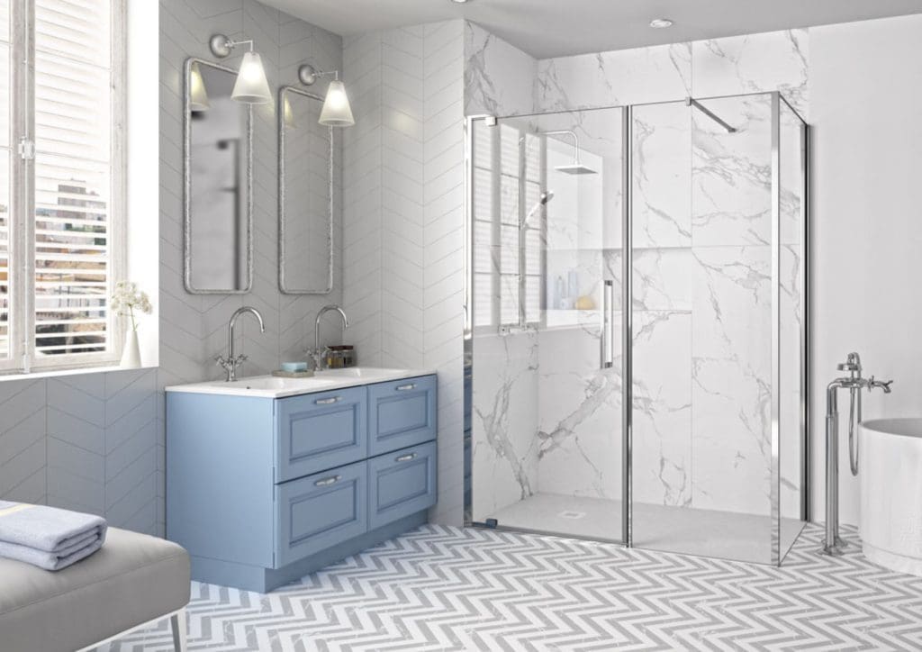 10 Series Pivot And Inline With Side Panel Lr | Bowman Bathrooms, Essex