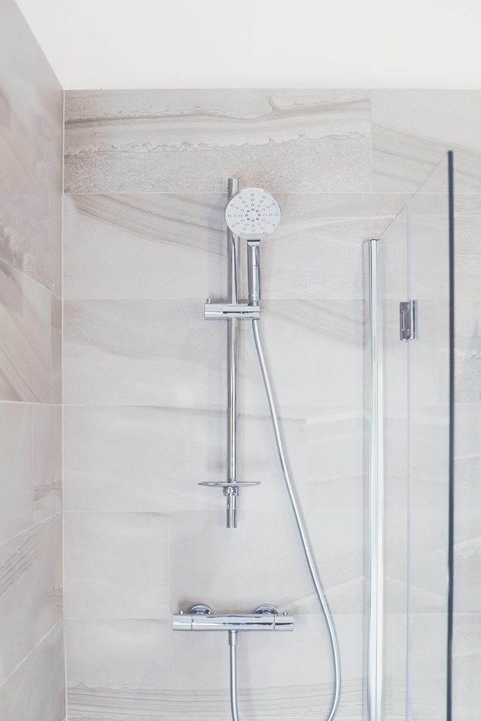 Aqualla Luca Chrome Shower Nigel Fryer | Plumb Point, Plymouth