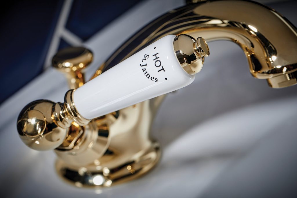 Marflow St James Antique Gold Traditional Taps | Plumb Point, Plymouth