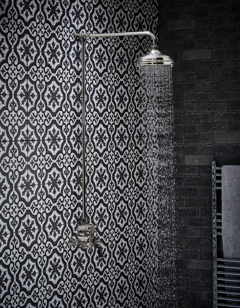 Marflow St James Bright Nickel Shower System | Plumb Point, Plymouth