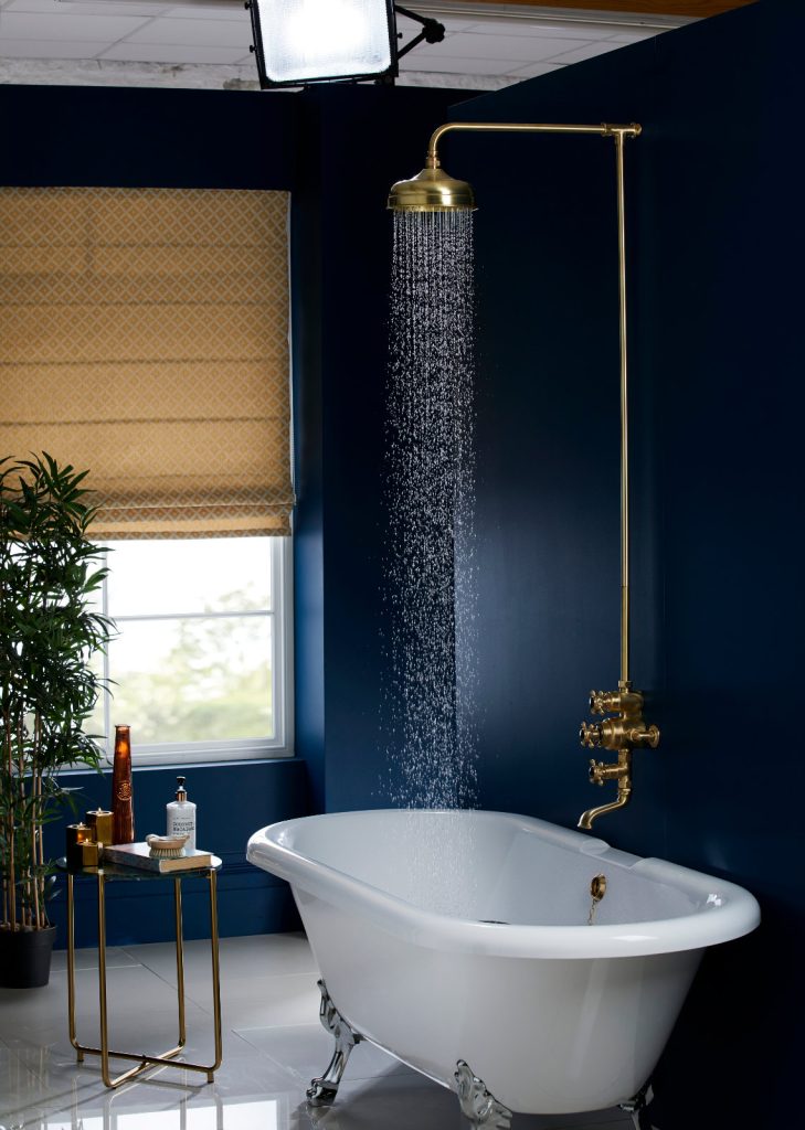 Marflow St James Unlac Brass Bath Shower System | Plumb Point, Plymouth