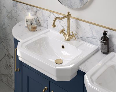 Woo005 Calypso Nov23 Sc11 Fitted Pentland Maritime Blue S04.W6Bvs1.Image .001 | Alchester Tiles and Bathrooms, Bicester