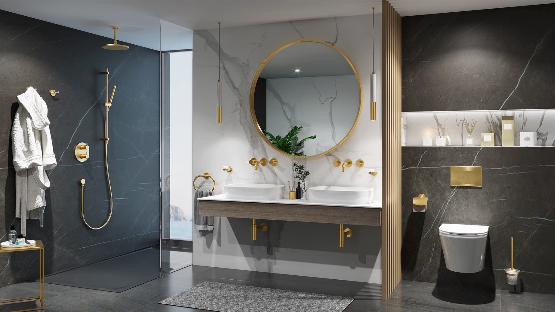 Flova Gold Taps | Alchester Tiles and Bathrooms, Bicester