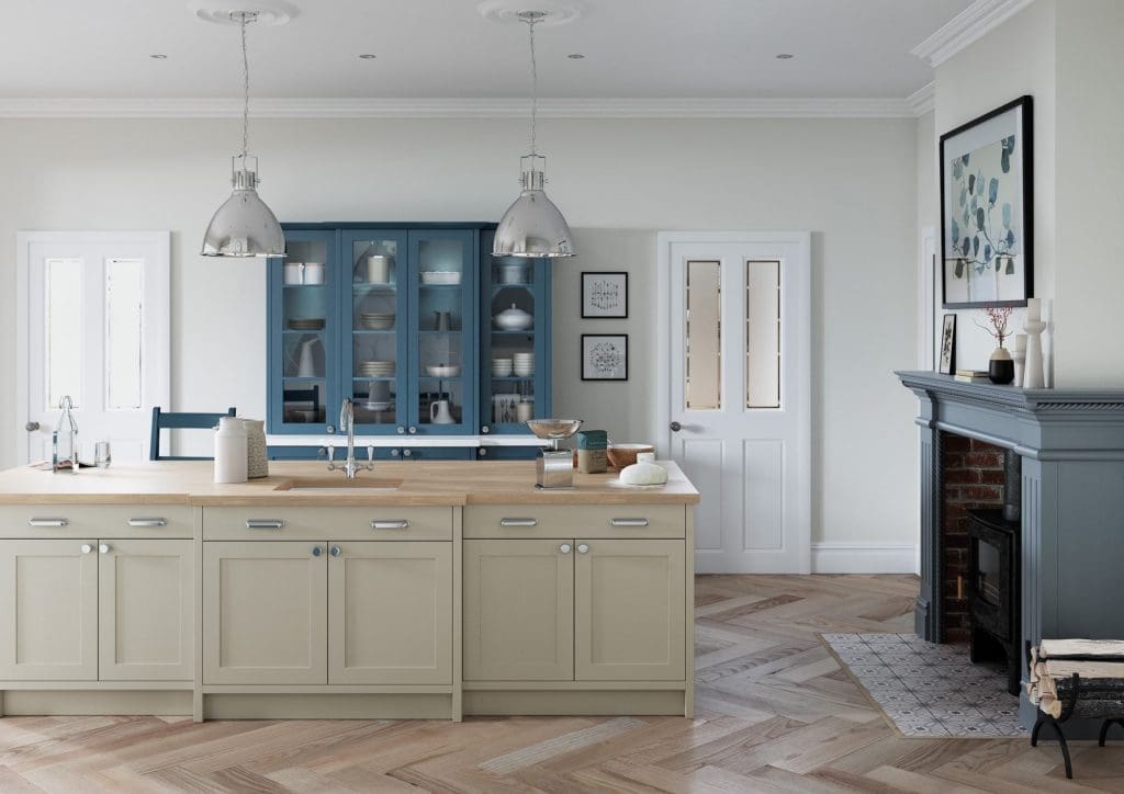 Aldana Airforce And Stone Shaker Kitchen | Atelier Kuchen, Wimbledon