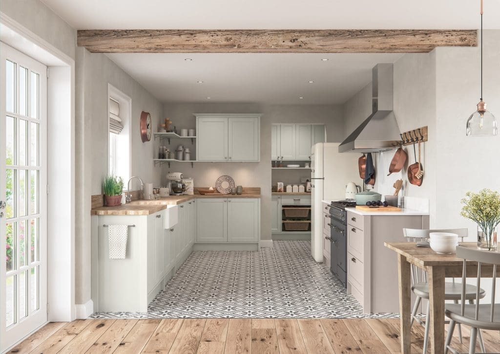 Dawson Porcelain And Cashmere U Shaped Kitchen | Atelier Kuchen, Wimbledon
