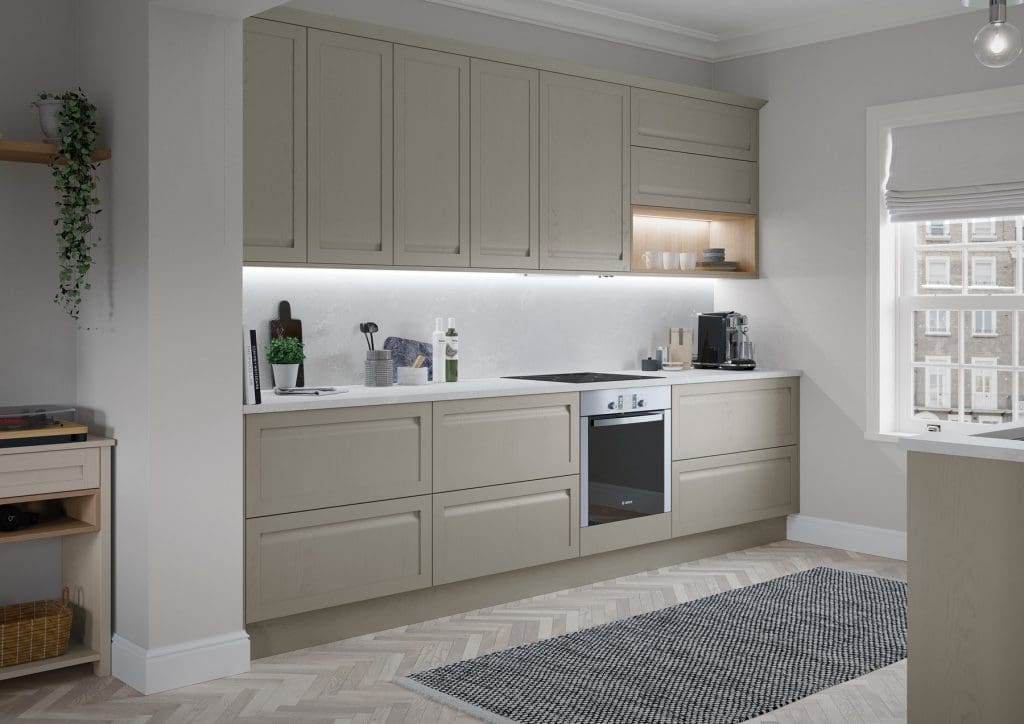 Harborne Shell And Stone Compact Kitchen | Atelier Kuchen, Wimbledon