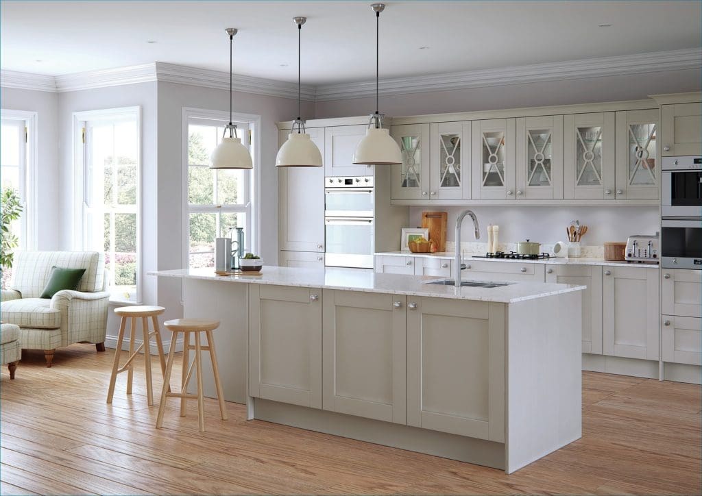 Madison Light Grey Shaker Kitchen | Atelier Kuchen, Wimbledon