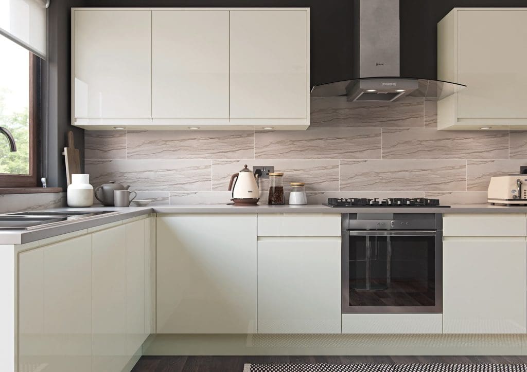 Strada Gloss Porcelain Kitchen | Atelier Kuchen, Wimbledon