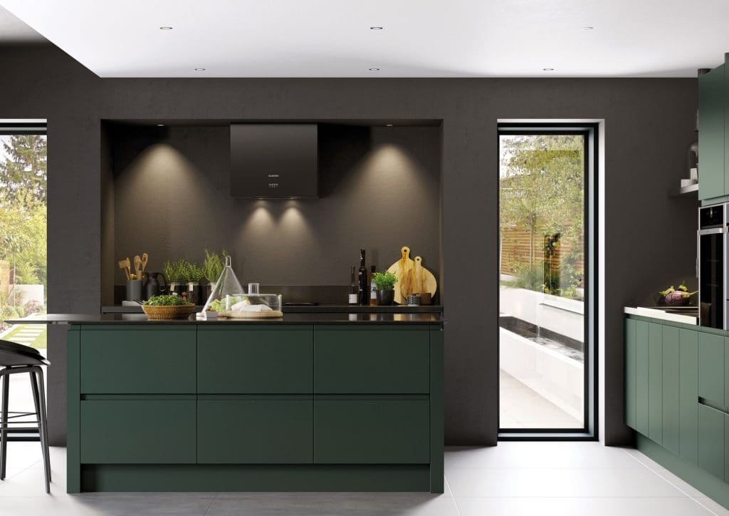 Strada Matte Deep Forest Kitchen | Atelier Kuchen, Wimbledon
